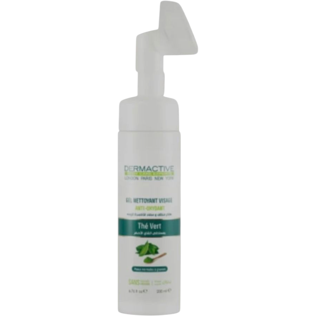 Dermactive Gel Nettoyant Visage Anti-Oxydant Thé Vert