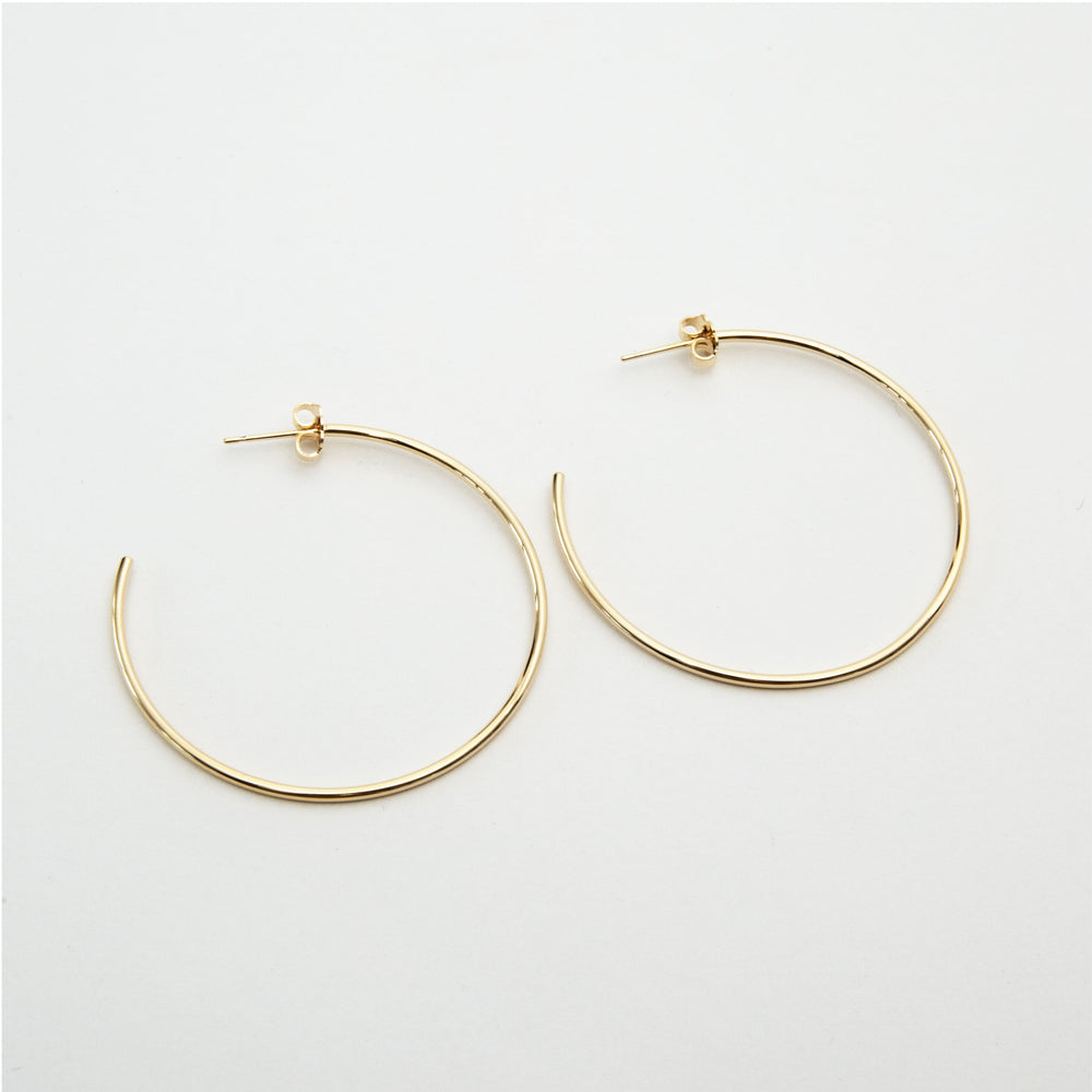 Boucle D’Oreille Créoles Lisses