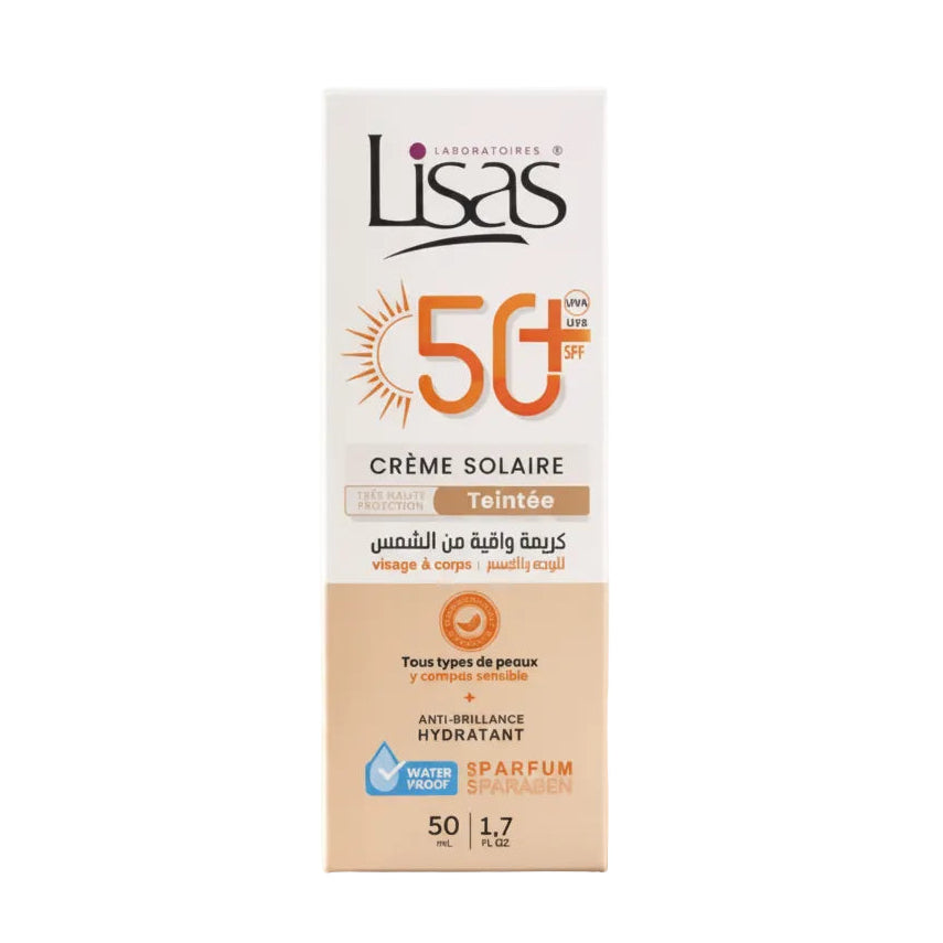 Lisas Créme Solaire 50 Spf Trés Haute Protction Teintée