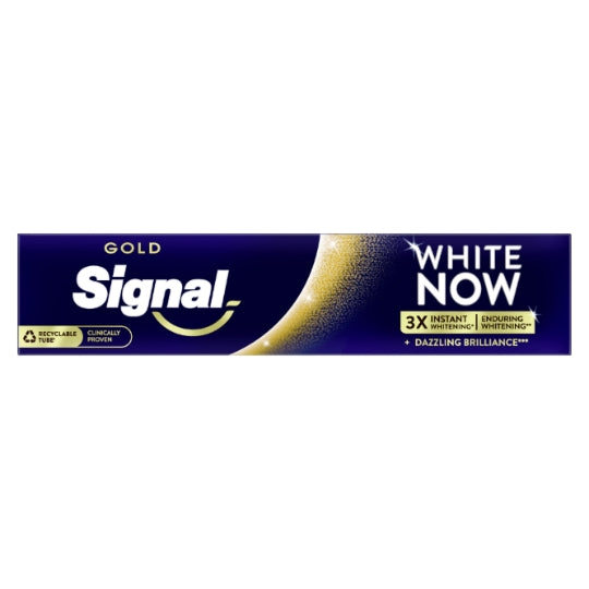 Signal Gold White Now  Dentifrice Blancheur Instantanée 3X