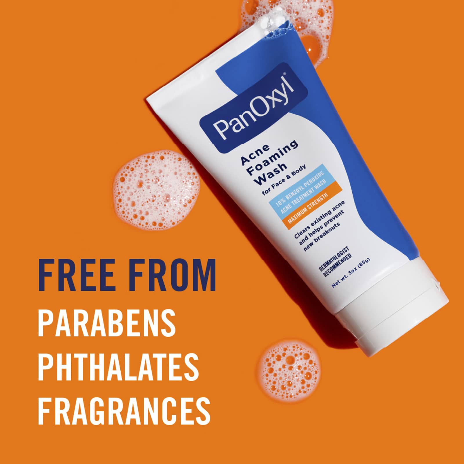 Panoxyl Nettoyant Moussant Contre L'Acné Pour Le Visage Et Le Corps Efficacité Maximale