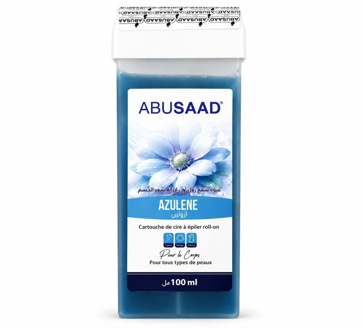 Abusaad Azulène  Cartouche De Cire À Épiler Roll-on À L’azulène
