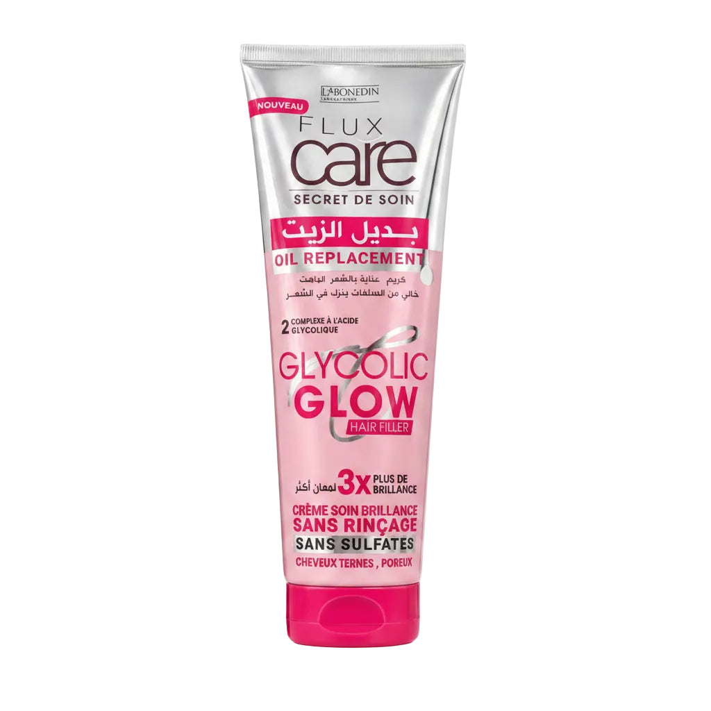 Flux Care Secret De Soin بديل الزيت Oil Replacement Glycolic Glow خالٍ من السلفات