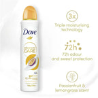 Dove Déodorant Spray Women Advanced Care Antiperspirant Aerosol Passionfruit & Lemongrass