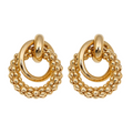 Boucles Pendantes Torsadées Rondes Pour Femmes Bijoux Pour Femmes