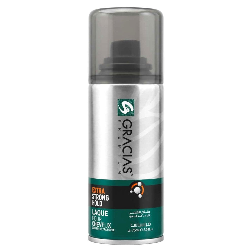 Gracias Premium Extra Strong Hold Laque Pour Cheveux Fixation Extra Forte