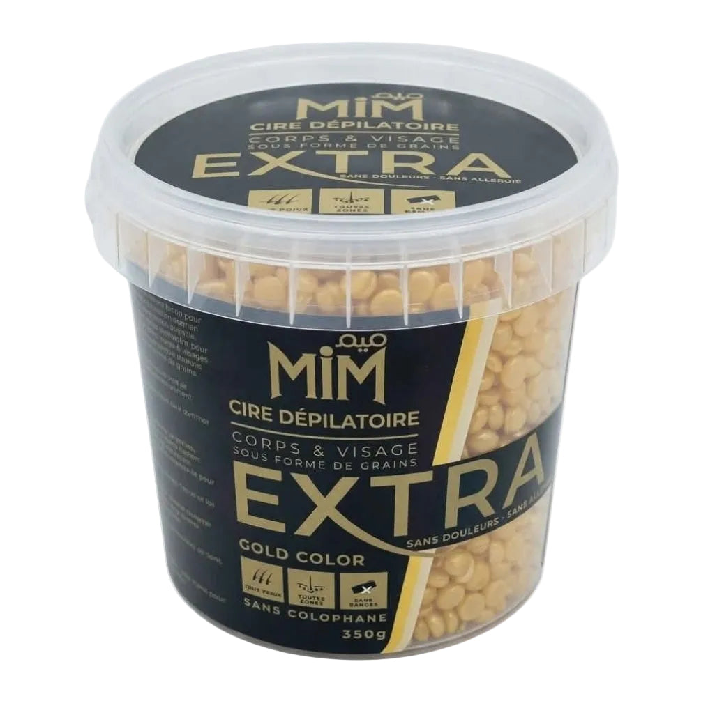 Mim Cire Dépilatoire Corps Visage Extra Gold Color