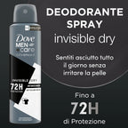 Dove Men+ Care Advanced Déodorant Anti Transpirant 72H Protection Invisible Dry