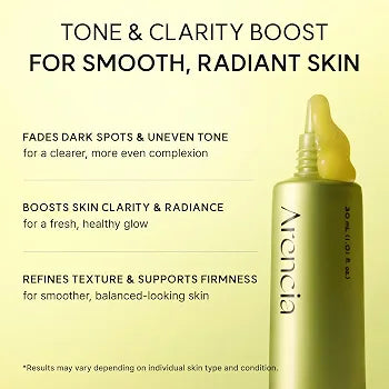 Arencia Vitamin C Booster Shot Soine Hydratant Visage & Contour Des Yeux À La Vitamine C