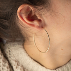 Boucle D’Oreille Créoles Lisses