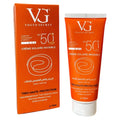 VG Vogue Secret كريم شمسي شفاف SPF 50+ حماية عالية جدًا من أشعة UVB/UVA