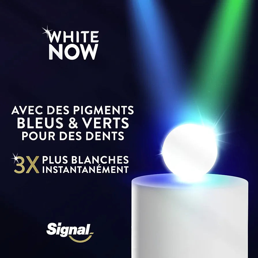 Signal Gold White Now  Dentifrice Blancheur Instantanée 3X
