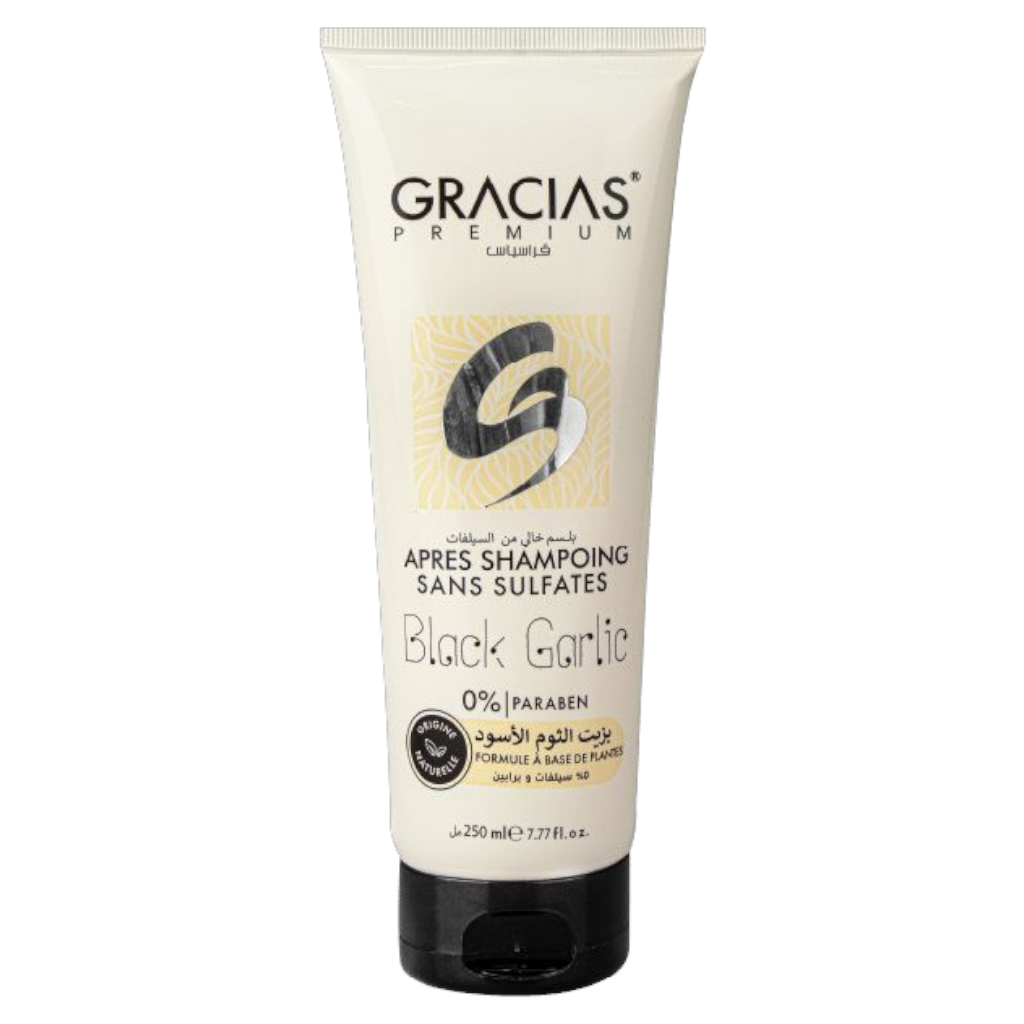 Gracias Après Shampoing Sans Sulfate Black Garlic