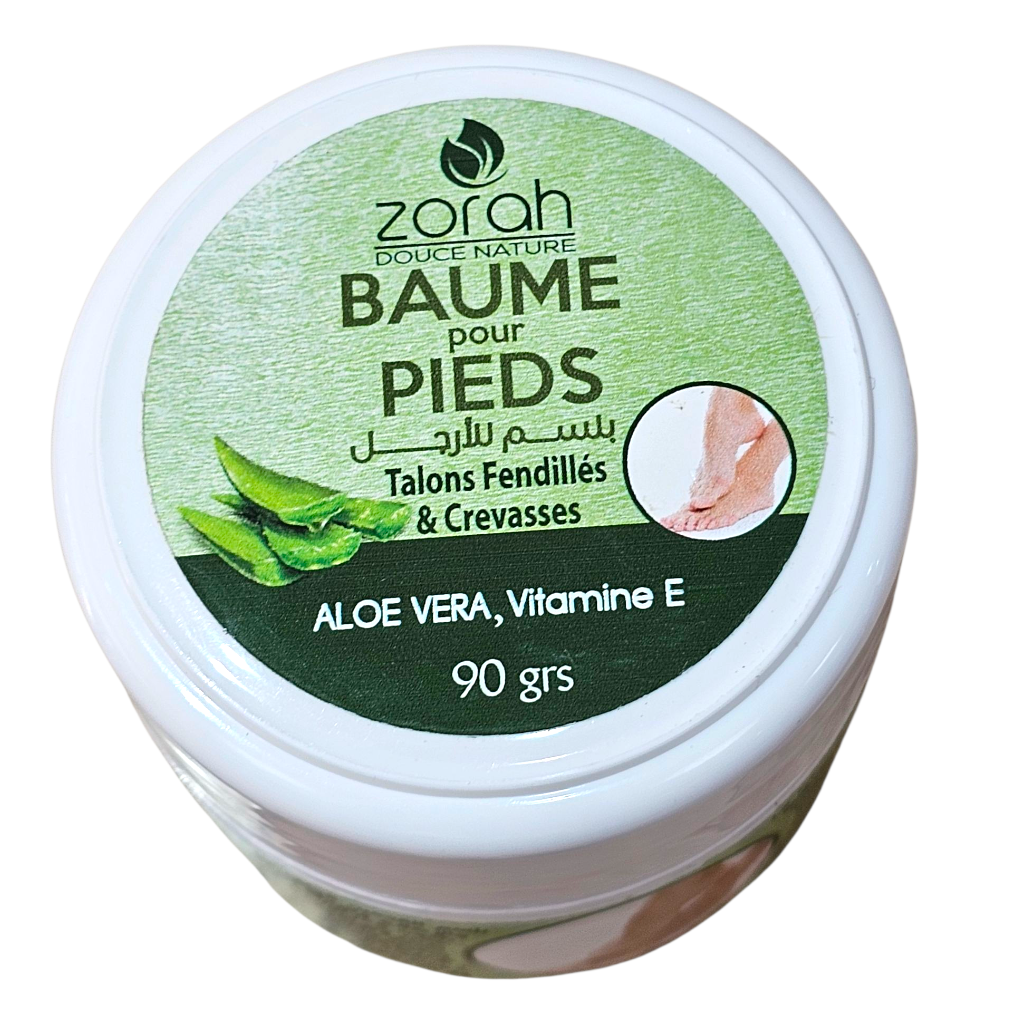 Zorah Baume Pour Pieds Aloe Vera Vitamine E
