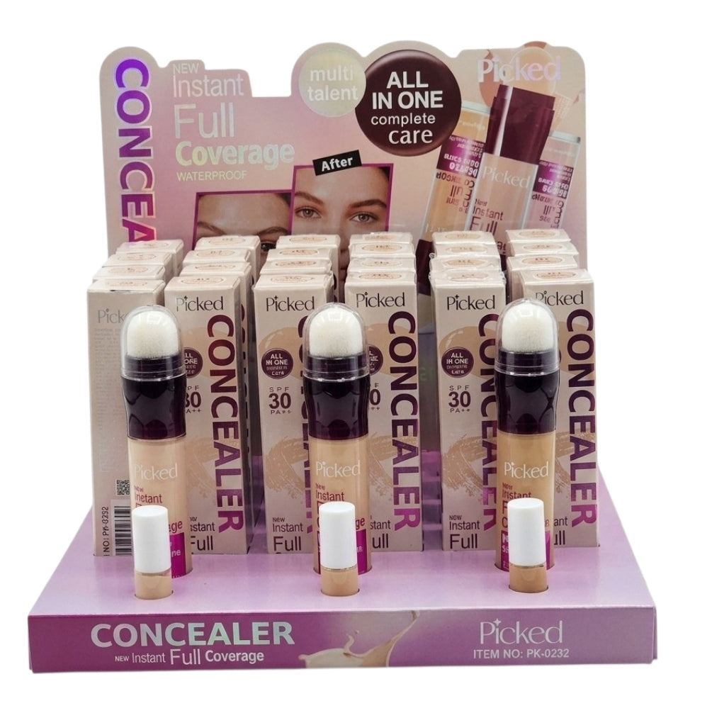 Picked Correcteur Stick Éponge Instant Full Coverage Spf 30 Haute Couvrance Waterproof