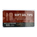 Capsules Américaines Soft Gel Tips Ballerine Boîte De 600 Pièces