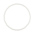 Collier Ras-De-Cou Fin En Perles Blanches Nacrées