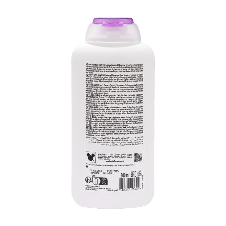 Corine De Farme Gel Douche 2En1 Corps & Cheveux Disney Frozen Peaux Sensibles