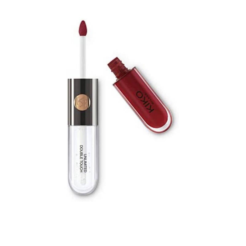 Kiko Unlimited Double Touch Rouge À Lèvres Liquide En 2 Étapes Fini Lumineux