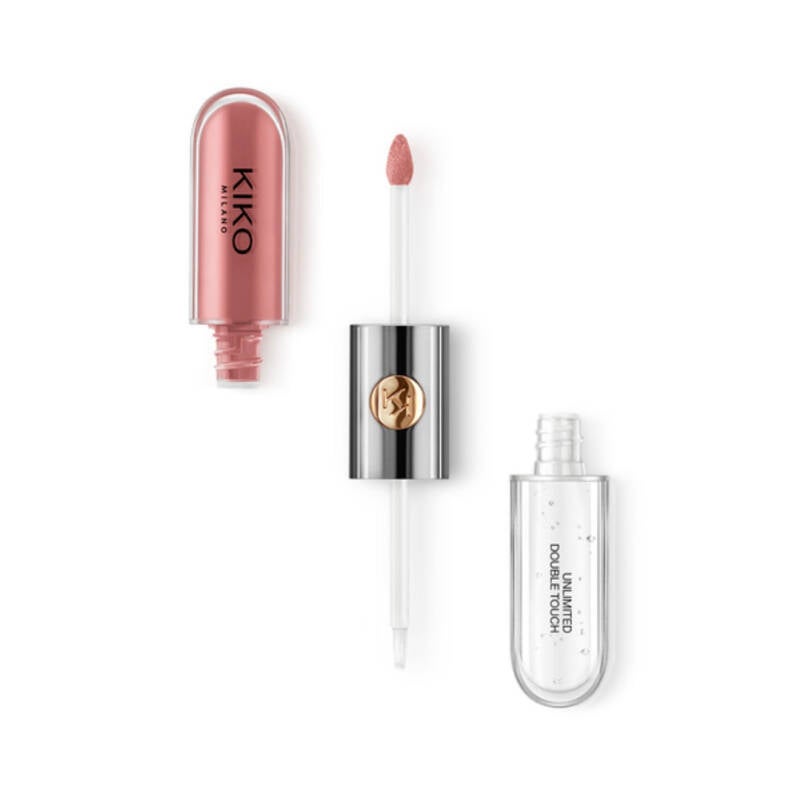 Kiko Unlimited Double Touch Rouge À Lèvres Liquide En 2 Étapes Fini Lumineux