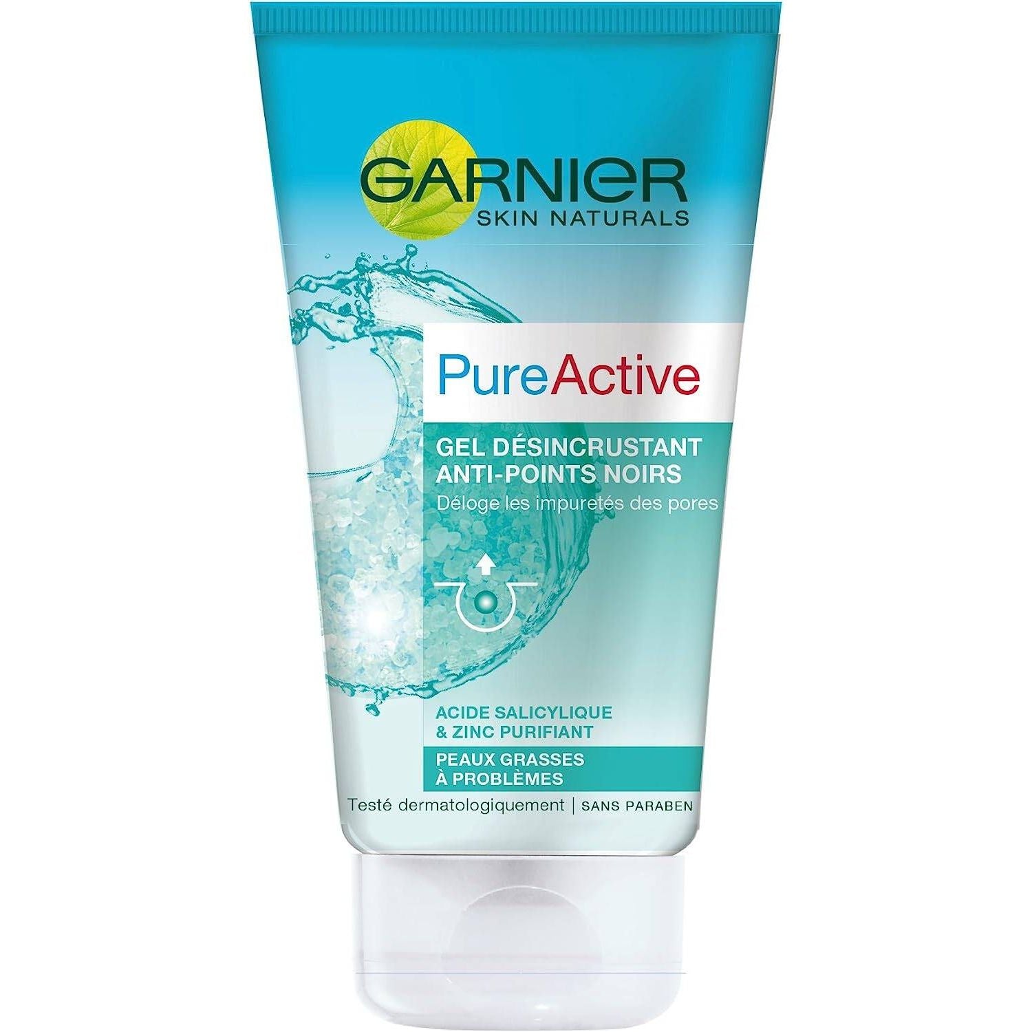 Garnier Skinactive - Gel Désincrustant Visage Pure Active