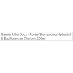 Garnier Ultra Doux - Après-Shampooing Hydratant & Équilibrant Au Charbon